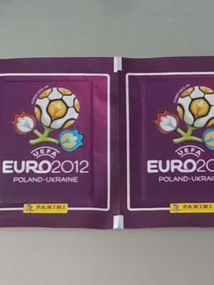Φακελάκια Panini UEFA Euro 2012 καινούργια, σετ 2
