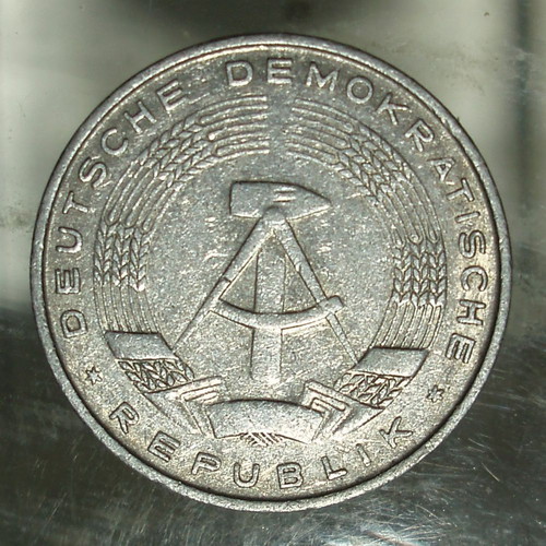 10 Pfennig 1971 German Democratic Republic used