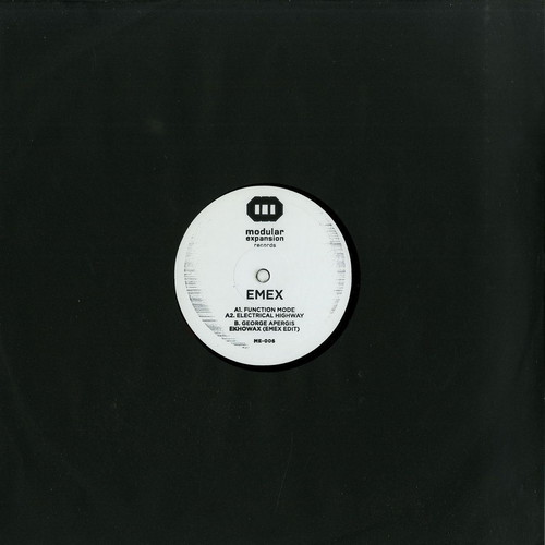Emex Zex limited vinyl single, new, techno