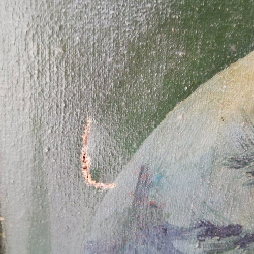 Old landscape painting used from the 1960s