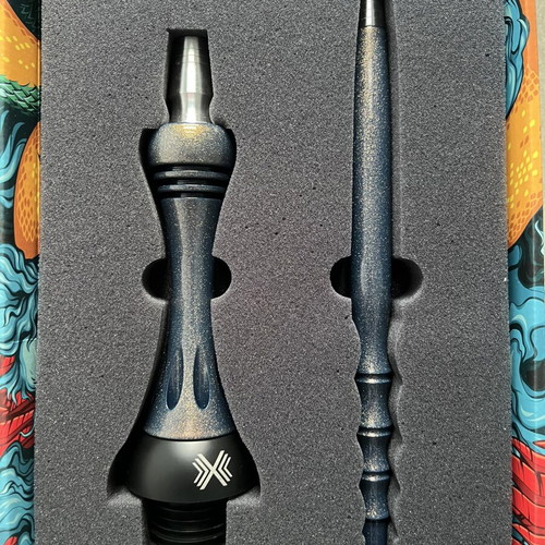 Alpha Hookah hookah like new, set of 10 pieces in various colors