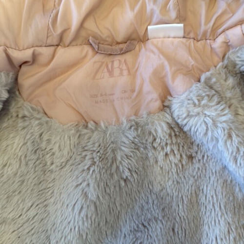 Zara girls' jacket like new, pink, ages 3-4