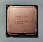 Intel Core 2 Duo E8400 dual-core processor used, Socket 775