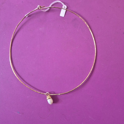 Choker with pearl pendant, vintage