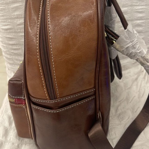 Cream Bear backpack, brown