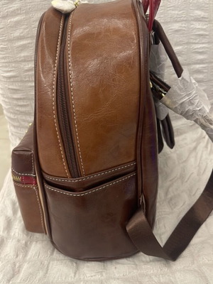 Cream Bear backpack, brown