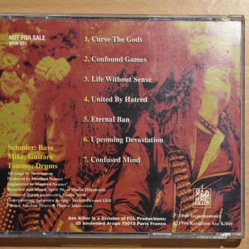Destruction Eternal Devastation CD used, thrash speed metal