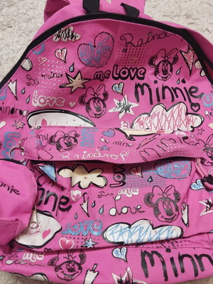 Minnie Disney backpack like new, black and pink