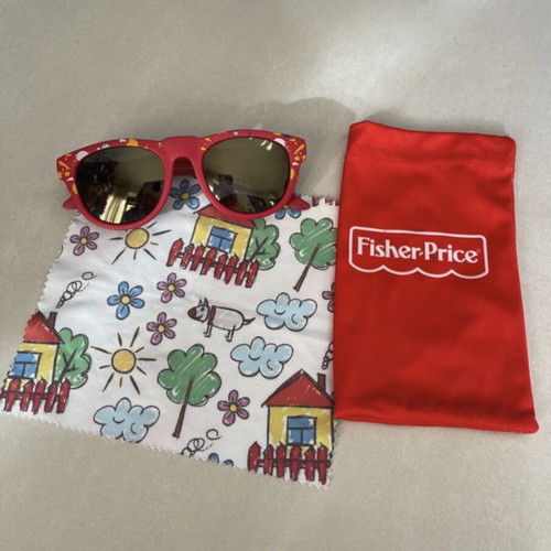 Fisher Price kids sunglasses like new, red, polarized lenses