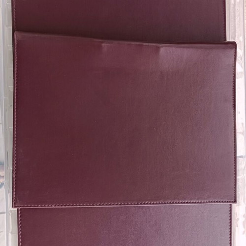 Dosie 2-ring leatherette handmade, pack of 3, new