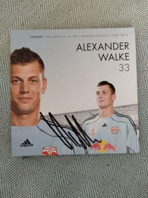 Alexander Walke autograph authentic