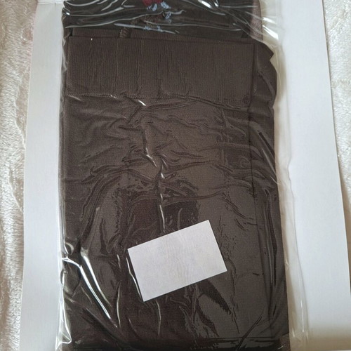 Tights new brown with red stripe and flowers