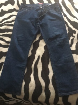 Men's denim pants like new, blue, sizes XXL and 3XL