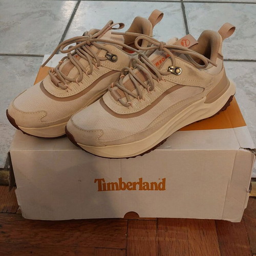 Timberland sneakers size 38.5 beige like new
