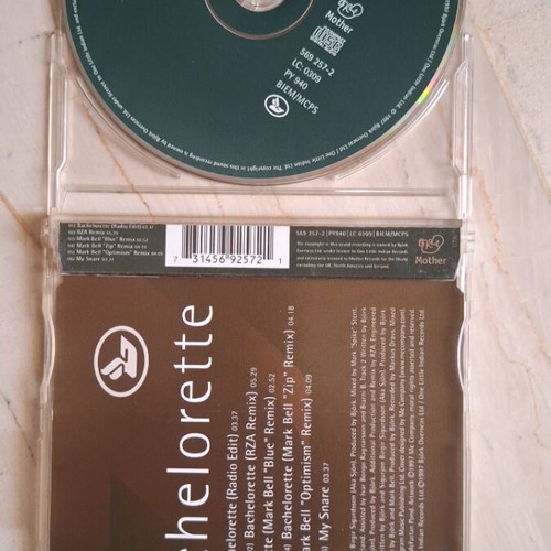 Björk Bachelorette CD single used, very good condition
