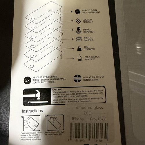 Screen protector for iPhone 11pro/XS/X new