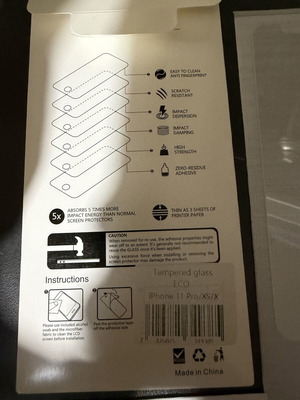 Screen protector for iPhone 11pro/XS/X new