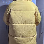 H&M yellow padded jacket, size M