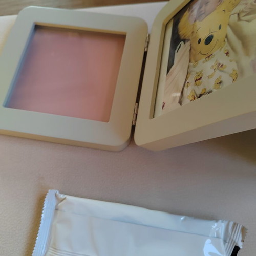Baby Art frame set like new with baby imprint kit