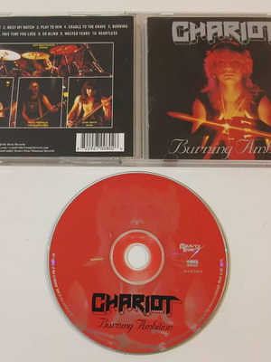 Chariot Burning Ambition CD album, heavy metal