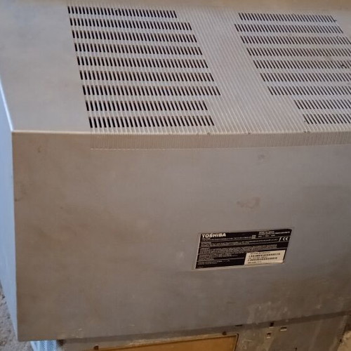 Old television used, very heavy
