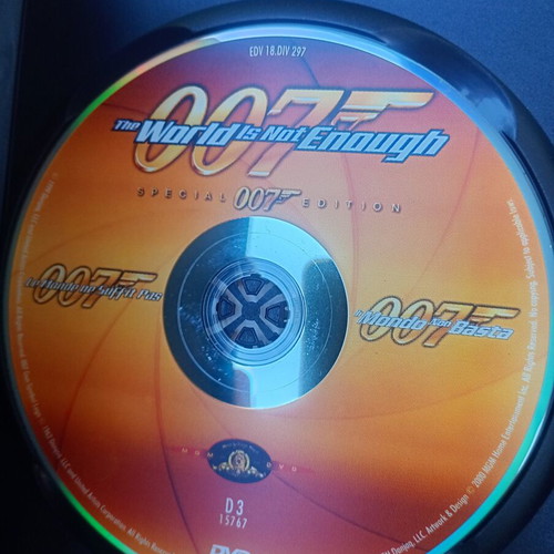 James Bond DVD movie set, Tomorrow Never Dies and The World Is Not Enough