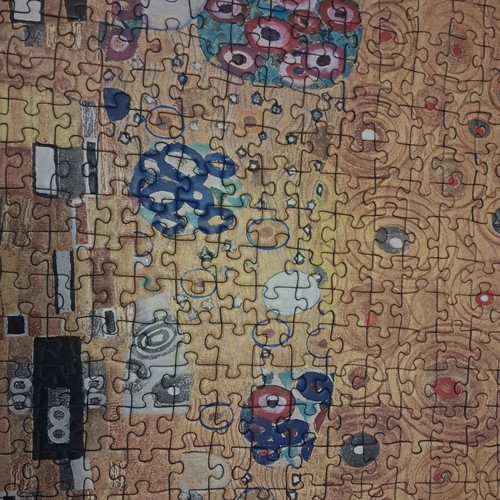 Gustav Klimt The Kiss Puzzle 1500 Pieces like new
