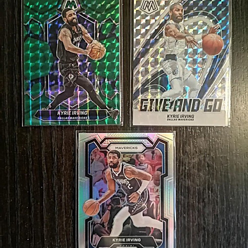 Kyrie Irving cards like new, lot of 3
