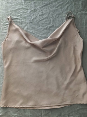 Shein top σαν καινούργιο, μέγεθος L, μπεζ και ροζ