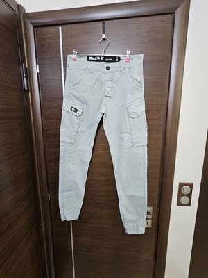 Cargo pants Back 2 light gray, like new, size 33