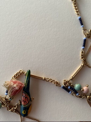 Accessorize necklace set of 3 new, multicolor