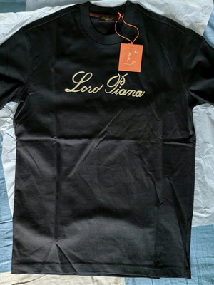 Loro Piana T-shirt new, black, sizes S, XL, XXL
