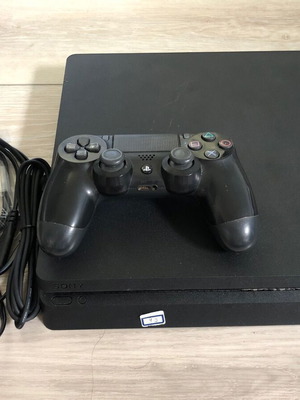 PlayStation 4 Slim σαν καινούργιο με καλώδια και δυνατότητα δεύτερου μοχλού