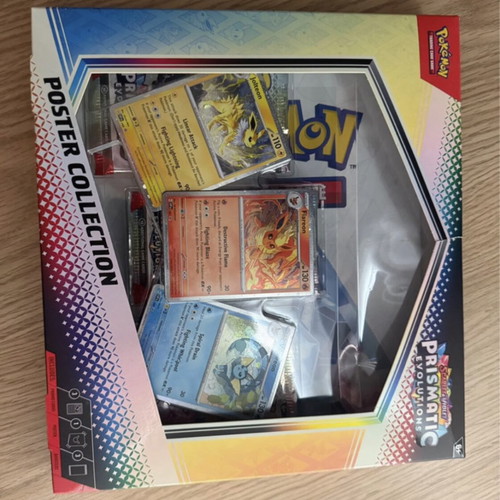 Pokemon Prismatic Evolutions poster collection