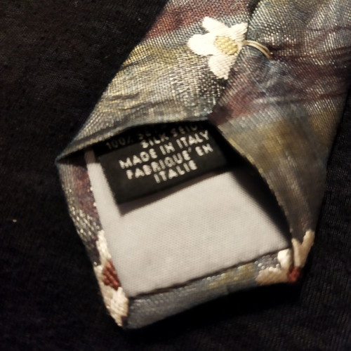 Kenzo silk tie floral design like new