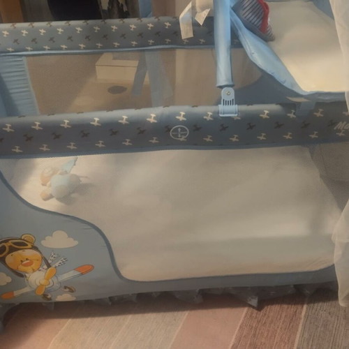 Playpen like new with changing table and regular mattress