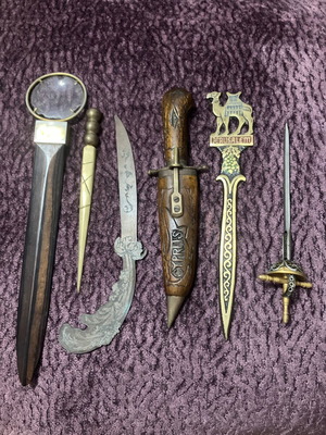 Mini collection of vintage letter openers used