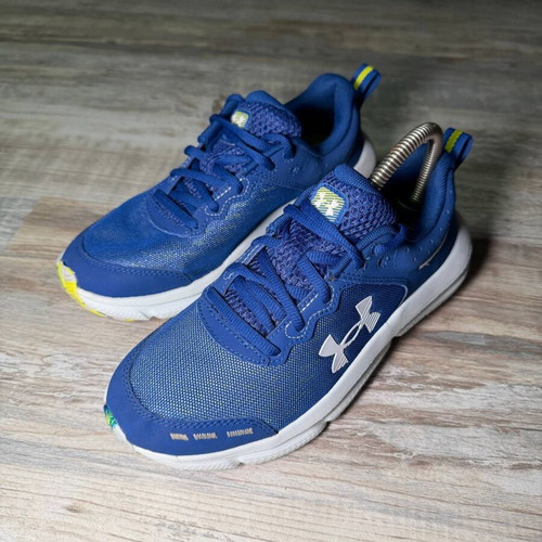 Under Armour Charged Royal Blue Mesh Running Sneakers Youth EU 37.5