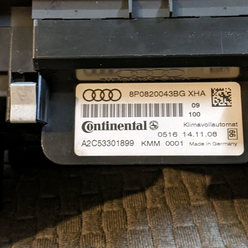 Climatronic Audi A3 8P 2din like new