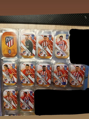 Atletico Madrid Fifa Adrenalyn taps used, sold as a pack