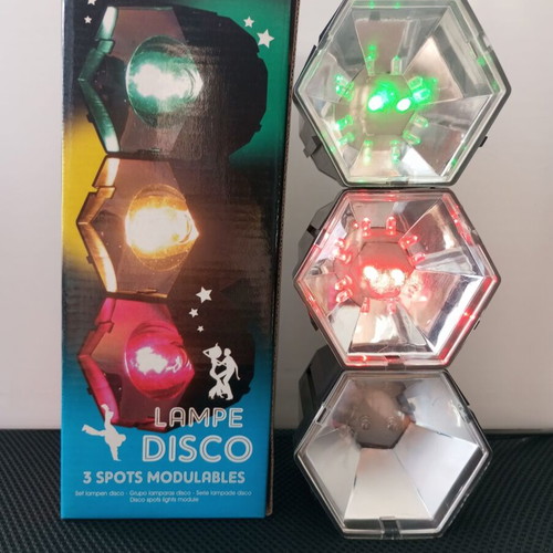 Disco Lamp with 3 Adjustable Spots New