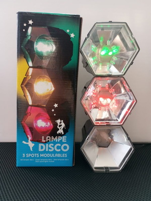 Disco Lamp with 3 Adjustable Spots New