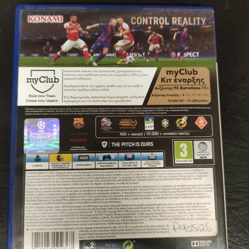 PES2017 Pro Evolution Soccer PlayStation 4 used
