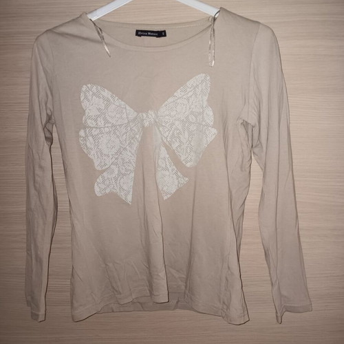 Women's pajamas used, size S, beige