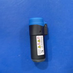 Jetflame lighter refillable with colorful cap, large, windproof