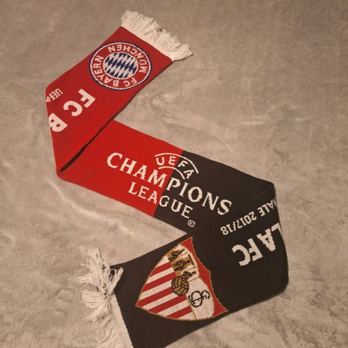 Football scarf Bayern - Sevilla like new, original Champions League product