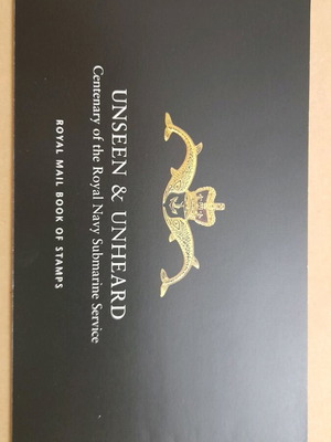 UK booklet stamps Unseen and unheard new