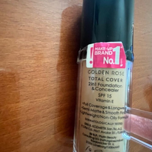 Golden Rose foundation and lip gloss new, 2 pieces