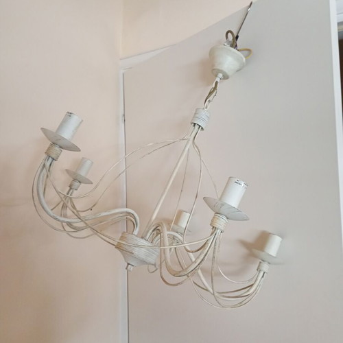 Ceiling light 5-light in like new condition, 52 cm diameter