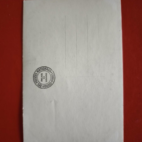 Louvre Museum Card Mona Lisa by Leonardo da Vinci like new